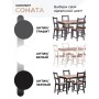 Обеденный комплект Соната (стол + 4 стула) / Sonata dining set
