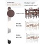 Обеденный комплект Хадсон (стол + 4 стула)/ Hudson Dining Set