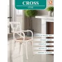 Стул с подлокотниками CROSS (mod.CB2008)