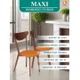 Стул мягкое сиденье/ цвет сиденья - Оранжевый, MAXI (Макси)