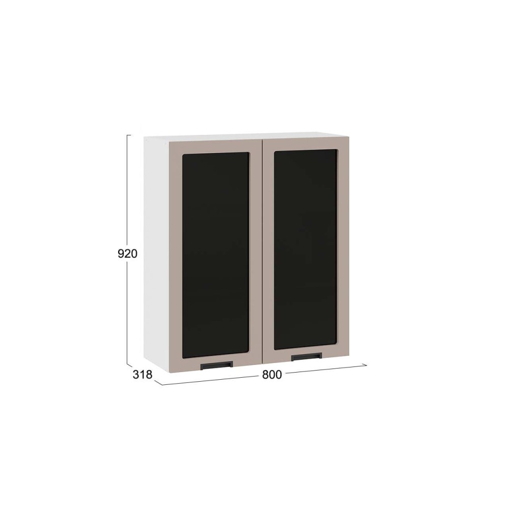 Шкаф навесной c двумя дверями «Гренада» Шкаф навесной c двумя дверями «Гренада»