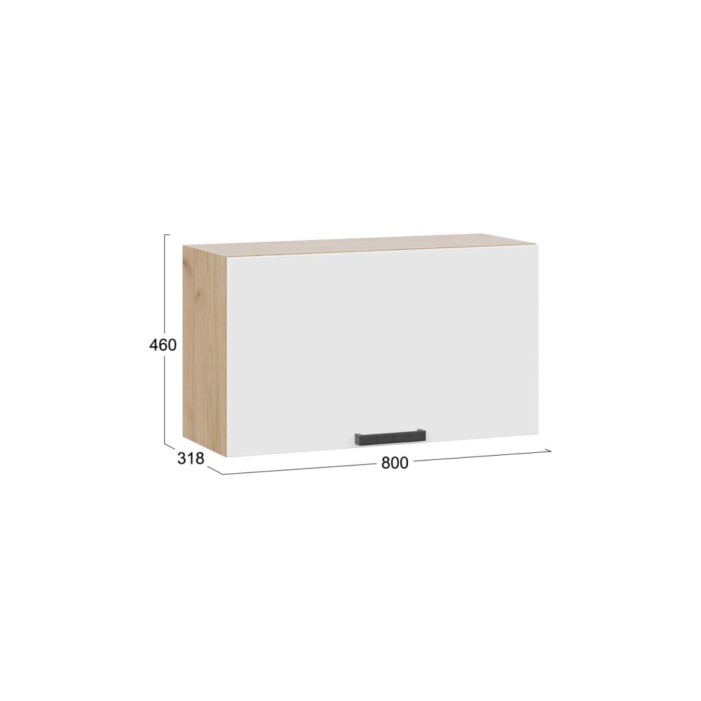 Шкаф навесной c одной откидной дверью «Детройт» исп. 2 Шкаф навесной c одной откидной дверью «Детройт» исп. 2