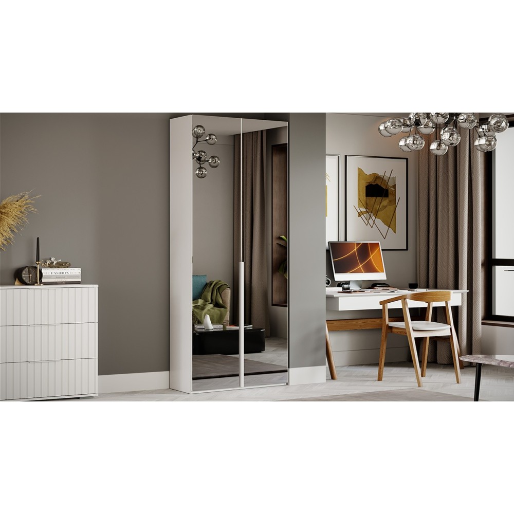 Шкаф для одежды (366) с 2 зеркальными дверями «Порто»