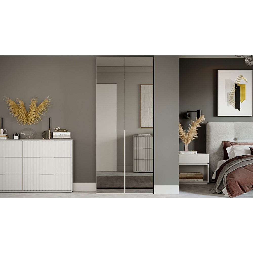 Шкаф для одежды (366) с 2 зеркальными дверями «Порто»