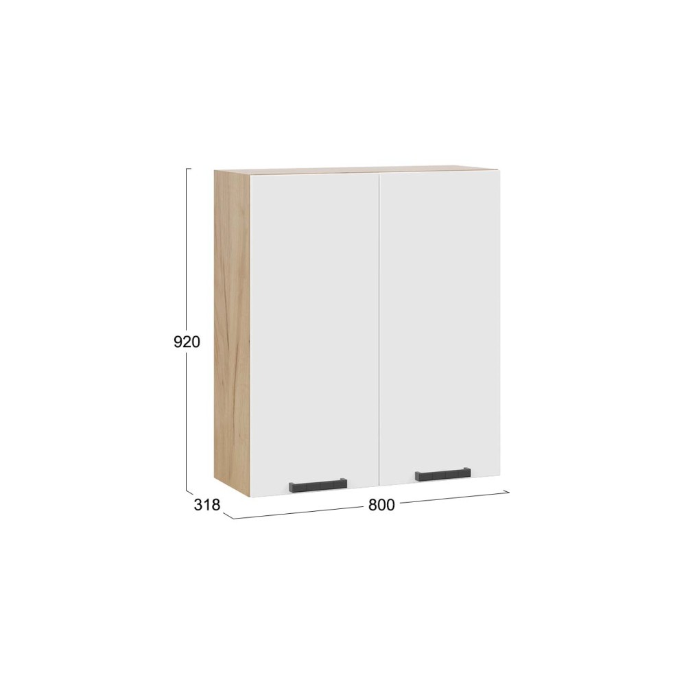 Шкаф навесной c двумя дверями «Детройт» исп. 2 Шкаф навесной c двумя дверями «Детройт» исп. 2