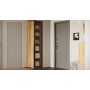 Шкаф для белья (580) с 1 дверью со стеклом «Порто»