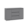 Комод «Денвер» (3 ящика двухстворчатый) Исп.2