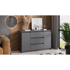 Комод «Денвер» (3 ящика двухстворчатый) Исп.2 Комод «Денвер» (3 ящика двухстворчатый) Исп.2