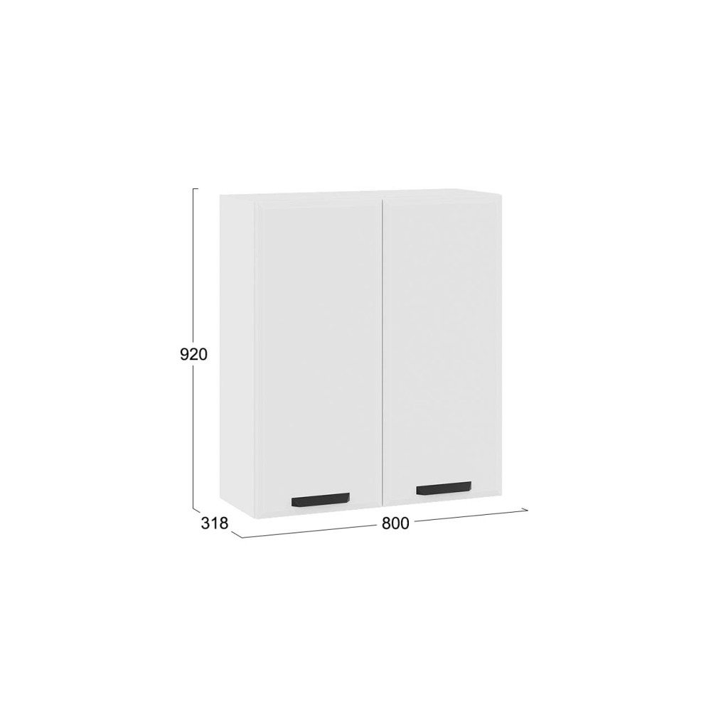 Шкаф навесной c двумя дверями «Тиана» Шкаф навесной c двумя дверями «Тиана»