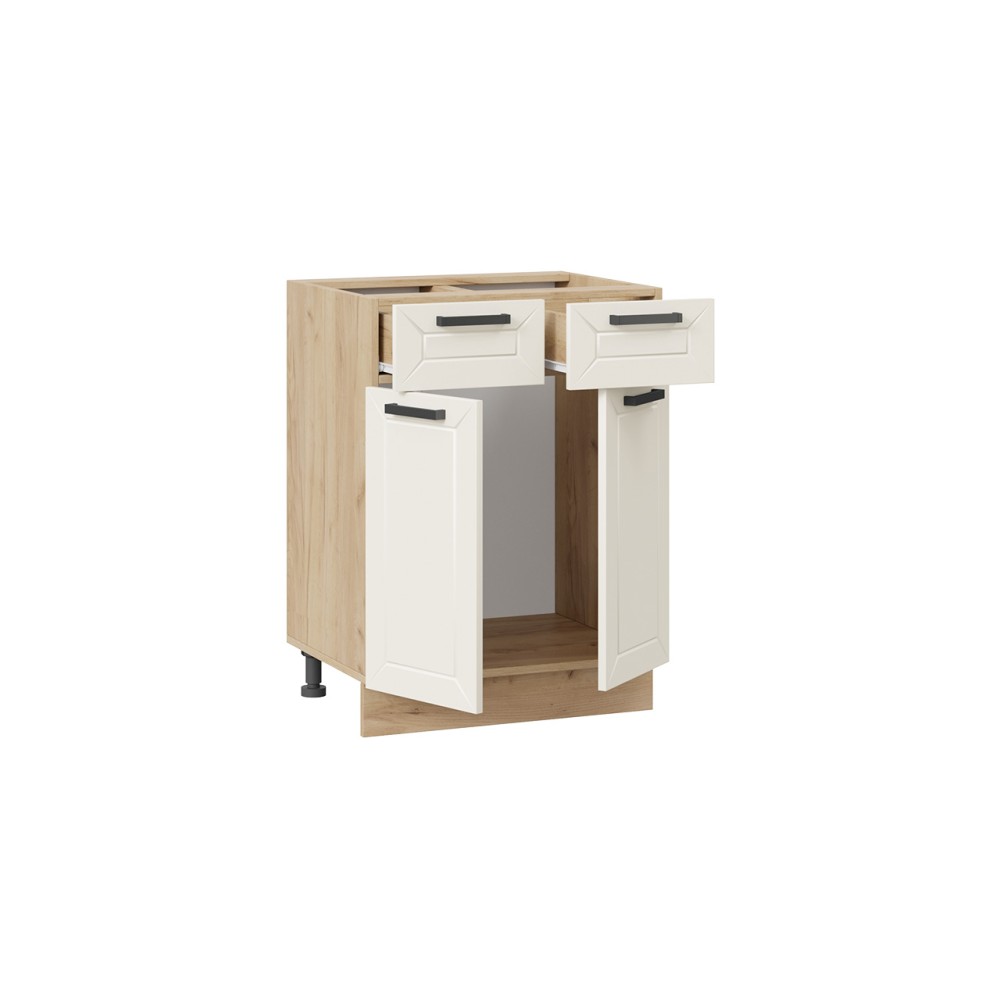 Шкаф напольный с двумя ящиками и двумя дверями «Лорас» Шкаф напольный с двумя ящиками и двумя дверями «Лорас»