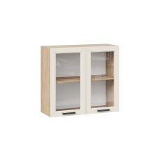 Шкаф навесной c двумя дверями со стеклом «Лорас» Шкаф навесной c двумя дверями со стеклом «Лорас»