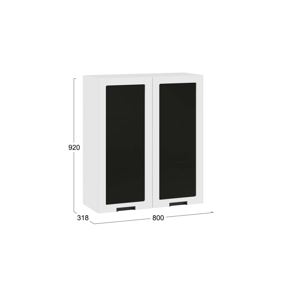 Шкаф навесной c двумя дверями «Гренада» Шкаф навесной c двумя дверями «Гренада»