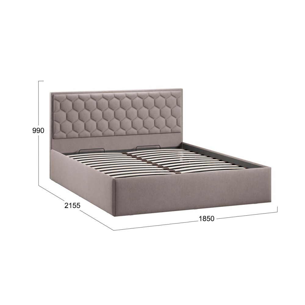 Кровать с ПМ «Порто» (с подъемным механизмом) с заглушиной Кровать с ПМ «Порто» (с подъемным механизмом) с заглушиной