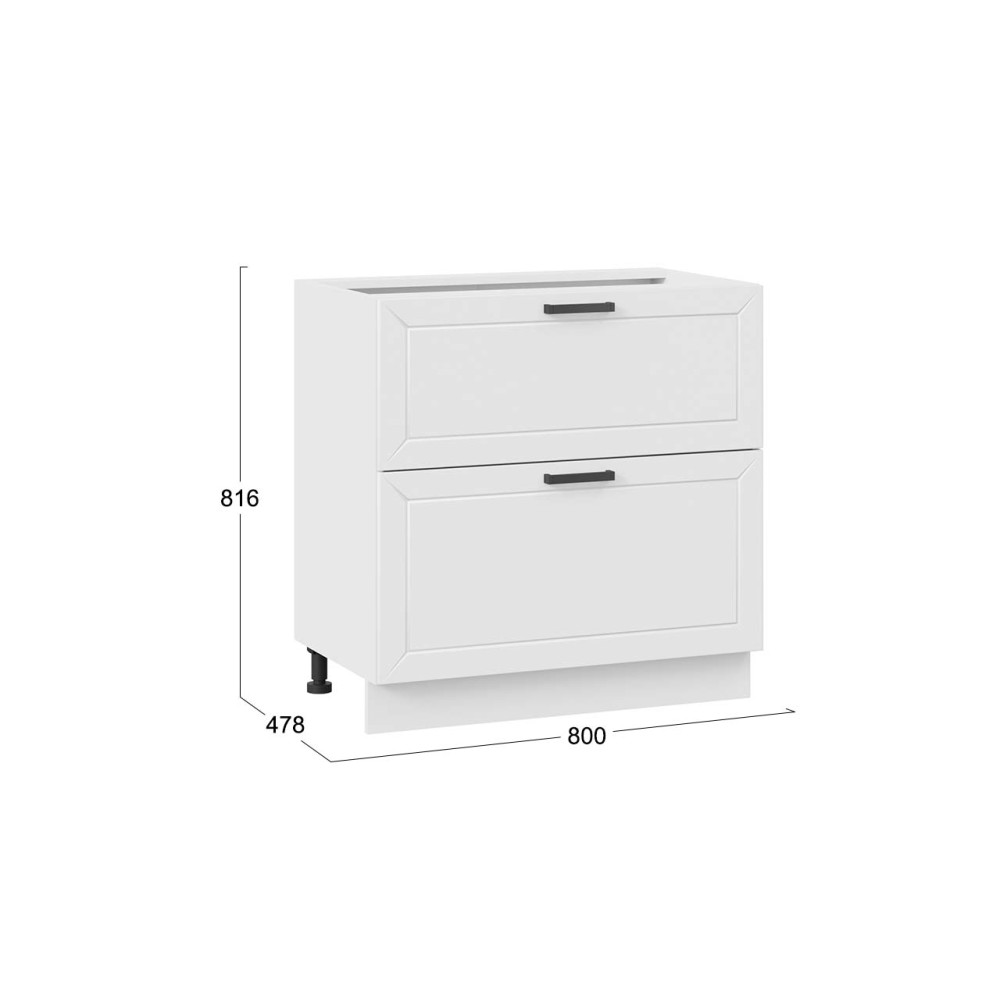 Шкаф напольный с двумя ящиками «Лорас» Шкаф напольный с двумя ящиками «Лорас»