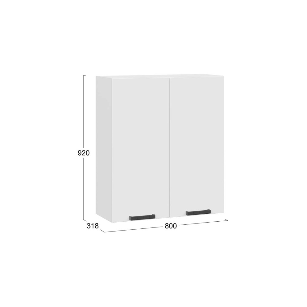 Шкаф навесной c двумя дверями «Детройт» исп. 2 Шкаф навесной c двумя дверями «Детройт» исп. 2