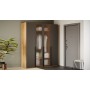 Шкаф для одежды (580) с 2 глухими и 2 стеклянными дверями «Порто»