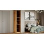 Шкаф для белья (580) с 1 зеркальной дверью «Порто»