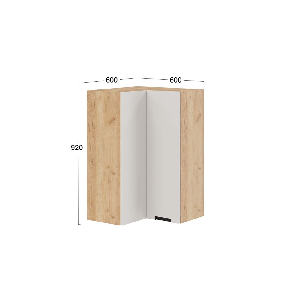 Шкаф навесной угловой прямой «Гренада» Шкаф навесной угловой прямой «Гренада»