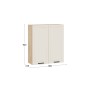 Шкаф навесной c двумя дверями «Лорас»