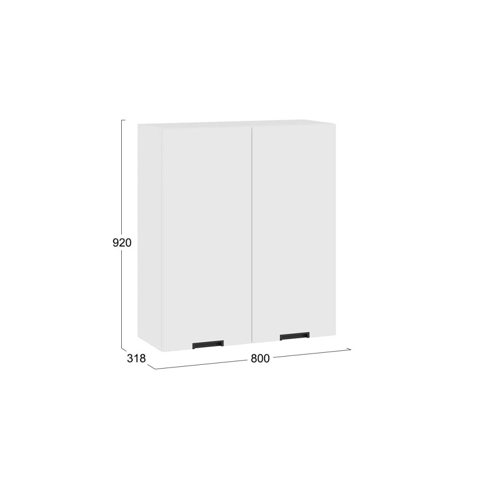 Шкаф навесной c двумя дверями «Гренада» Шкаф навесной c двумя дверями «Гренада»