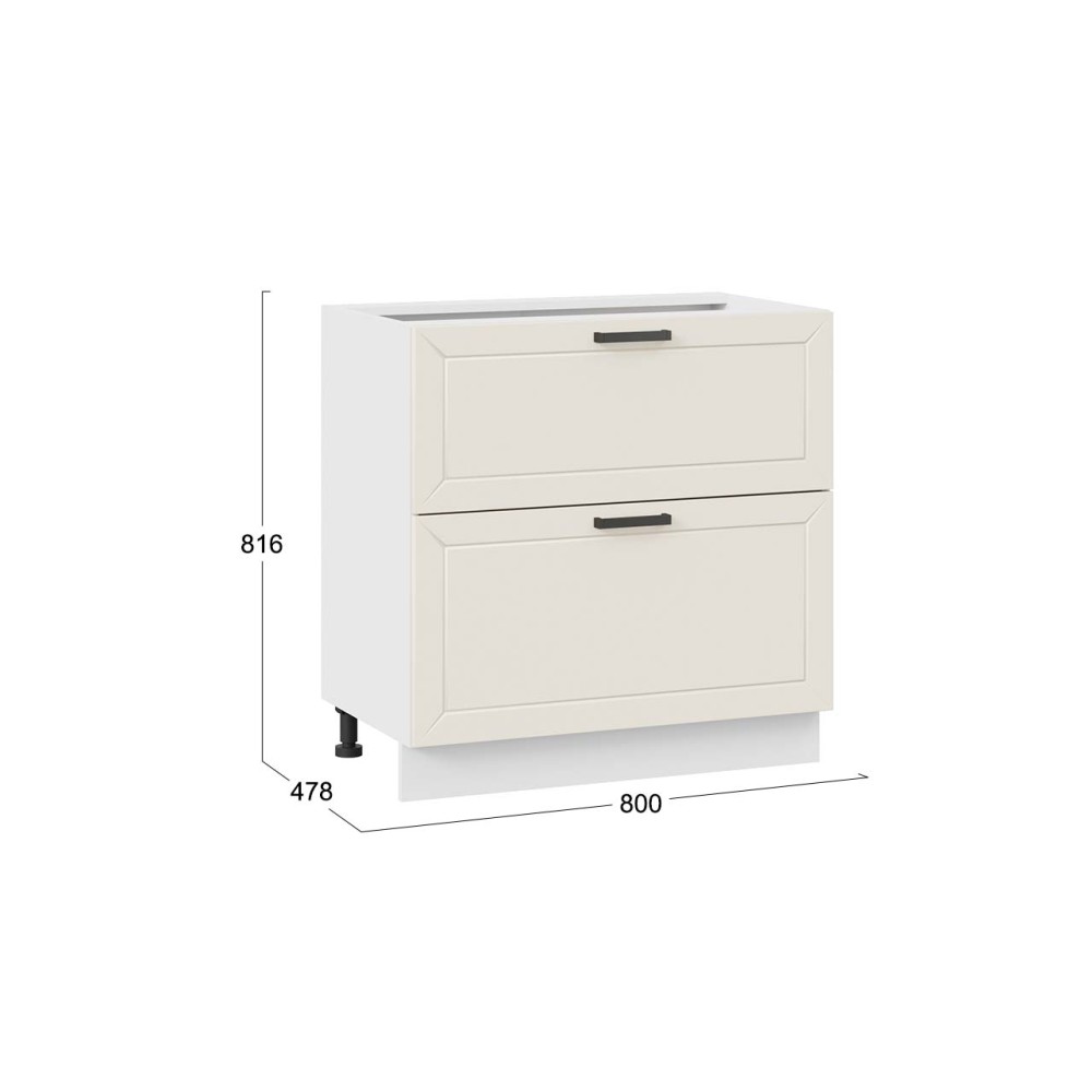 Шкаф напольный с двумя ящиками «Лорас» Шкаф напольный с двумя ящиками «Лорас»