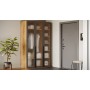 Шкаф для одежды (580) с 3 стеклянными дверями