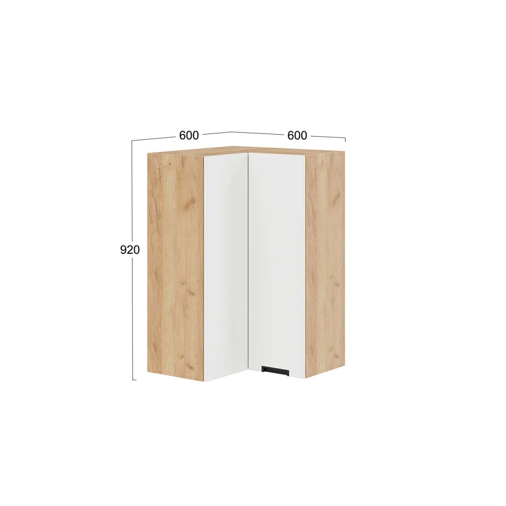 Шкаф навесной угловой прямой «Гренада» Шкаф навесной угловой прямой «Гренада»