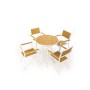 Комплект: стол + 4 кресла DS-08-01-02