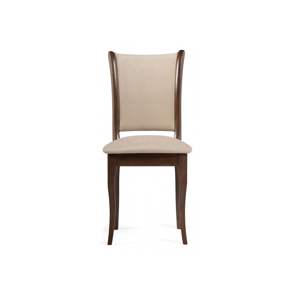 Стул деревянный Санати сливочный раф / темный орех Стул деревянный Санати сливочный раф / темный орех