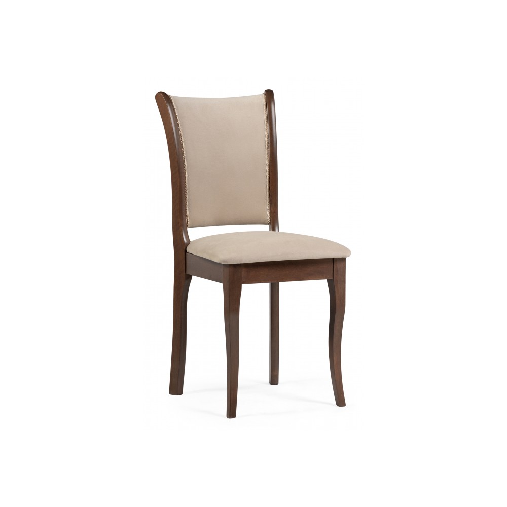 Стул деревянный Санати сливочный раф / темный орех Стул деревянный Санати сливочный раф / темный орех