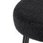 Барный стул Plato black fabric