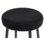 Барный стул Plato black fabric
