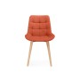 Стул деревянный Челси терракотовый (zd 432) / светлое дерево np