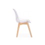 Пластиковый стул Vart clear / wood