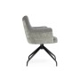 Стул на металлокаркасе Kaser 360 крутящийся grey / black