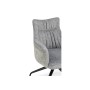 Стул на металлокаркасе Kaser 360 крутящийся grey / black