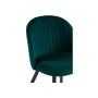 Стул на металлокаркасе Gabi 1 green / black