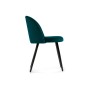 Стул на металлокаркасе Gabi 1 green / black