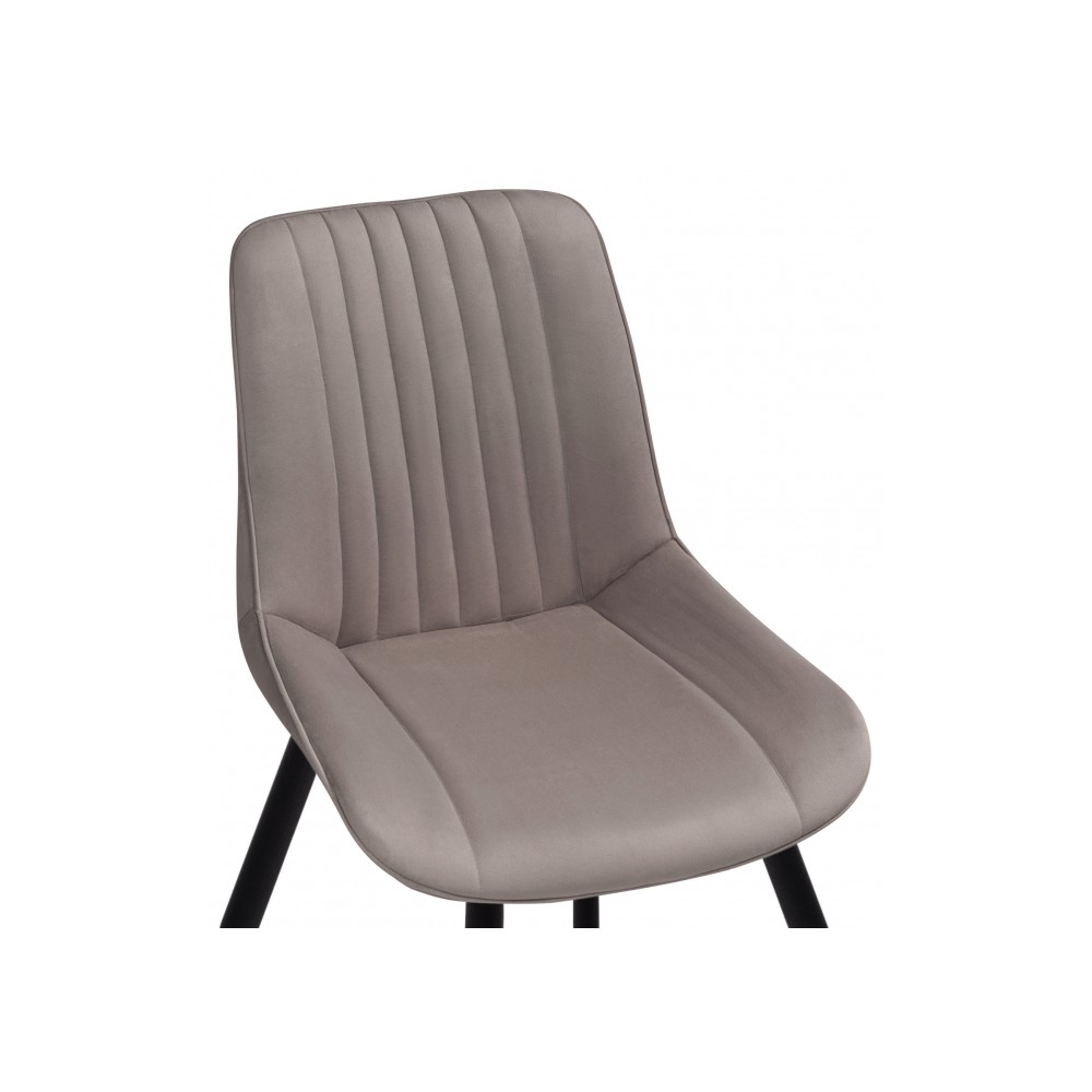 Стул на металлокаркасе на металлокаркасе Седа К латте / черный Стул на металлокаркасе на металлокаркасе Седа К латте / черный