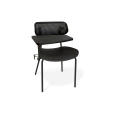 Стул на металлокаркасе Sheffilton SHT-S85М-RD черный/черный муар