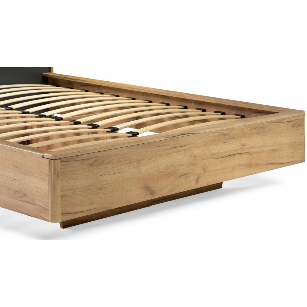 Кровать Клауд 160х200 парящая дуб крафт золотой / антрацит Кровать Клауд 160х200 парящая дуб крафт золотой / антрацит