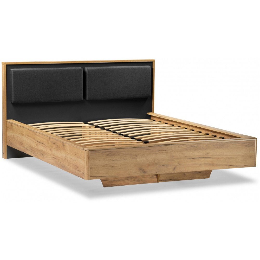 Кровать Клауд 160х200 парящая дуб крафт золотой / антрацит Кровать Клауд 160х200 парящая дуб крафт золотой / антрацит