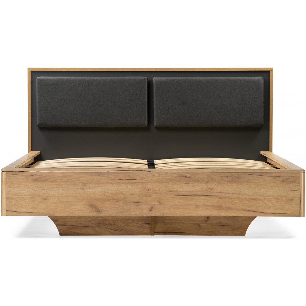 Кровать Клауд 160х200 парящая дуб крафт золотой / антрацит Кровать Клауд 160х200 парящая дуб крафт золотой / антрацит