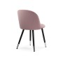 Стул на металлокаркасе Gabi light purple / black