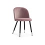 Стул на металлокаркасе Gabi light purple / black
