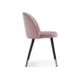 Стул на металлокаркасе Gabi light purple / black