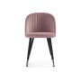 Стул на металлокаркасе Gabi light purple / black