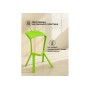 Барный стул Mega green