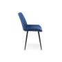 Стул на металлокаркасе Седа синий (zd 798) / черный np