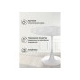 Стол стеклянный Tulip 90 super white glass